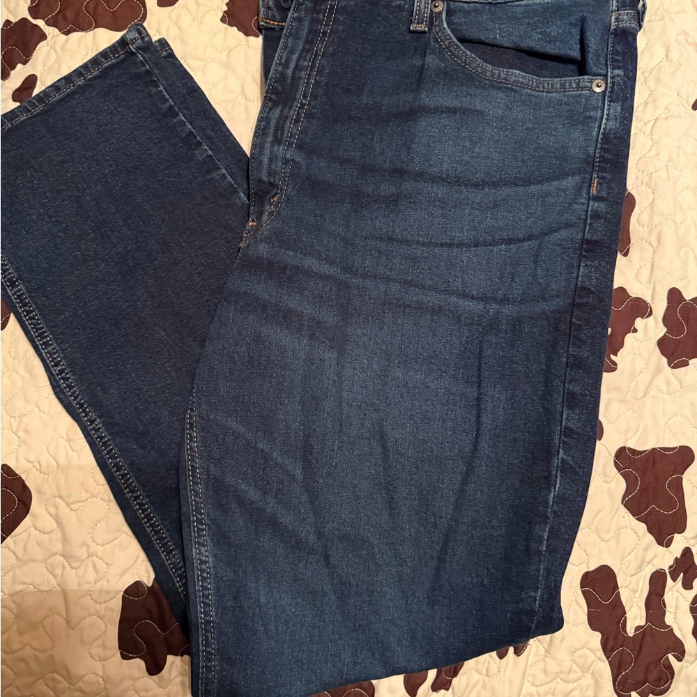 Signature by Levi Strauss Dark Blue Straight Jeans